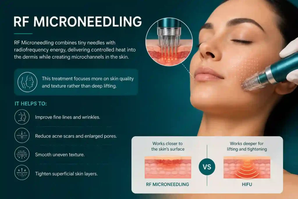 What Does RF Microneedling Do That HIFU Alone Cannot Chatham