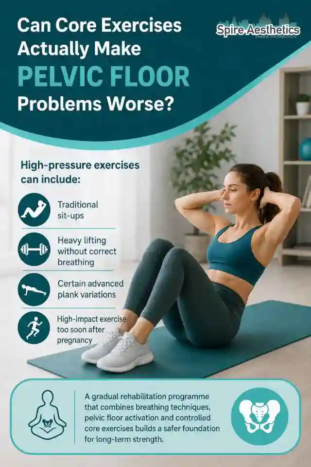 Can Strengthening Your Core Alone Actually Make Pelvic Floor Problems Worse Chatham?